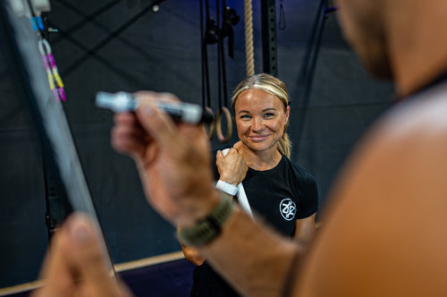 Athlete training at The Hub with A&E Fitness