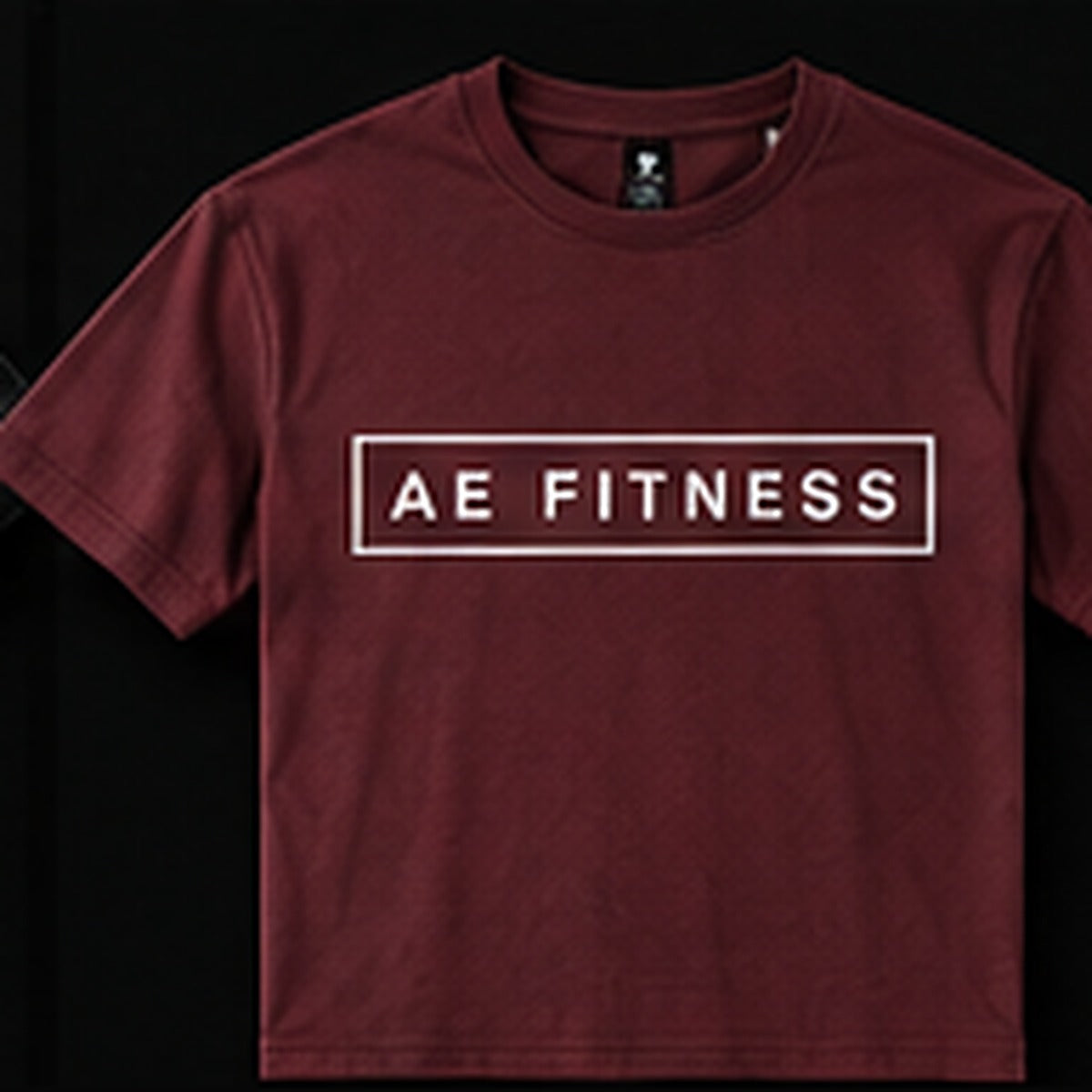 A&E Fitness Box Logo Tee, Brick