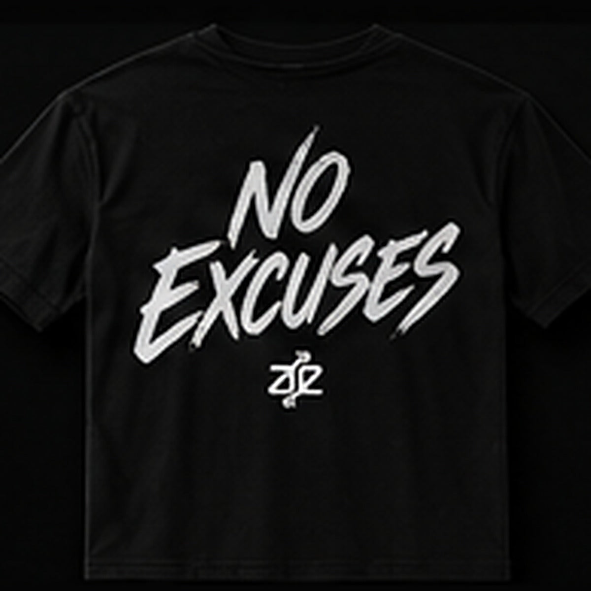 A&E Fitness No Excuses Tee, Black