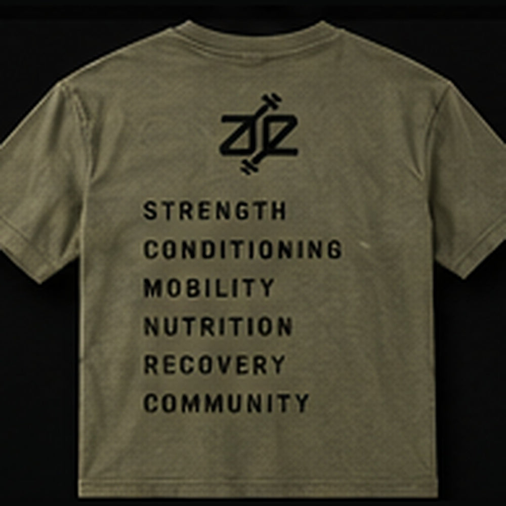 A&E Fitness Competition Tee, Military Green