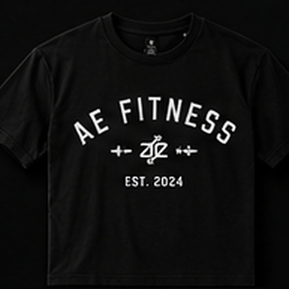 A&E Fitness Est. Tee, Black