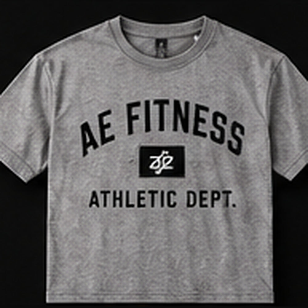 A&E Fitness Athletic Dept. Tee, Heather Grey
